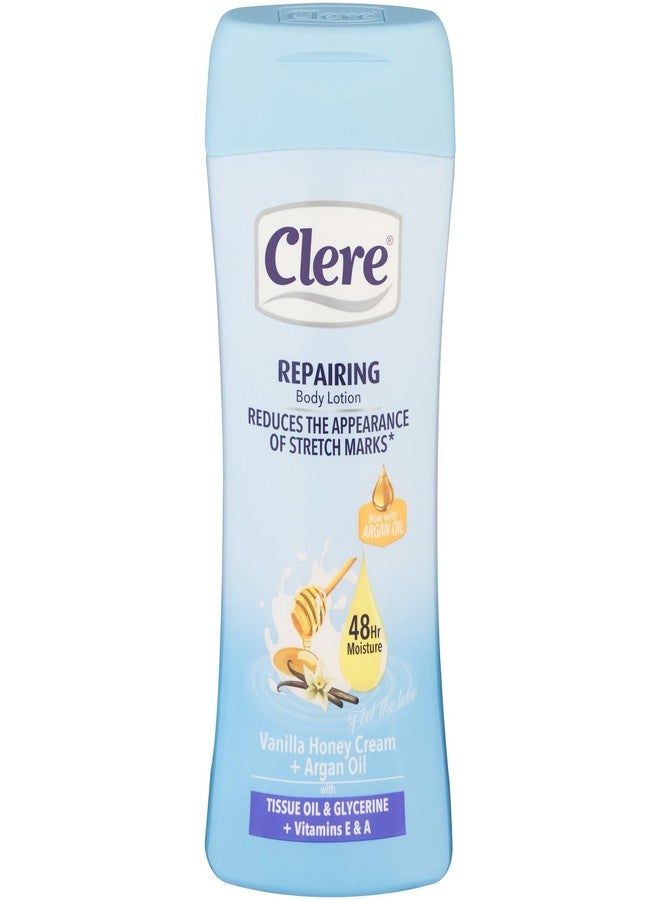 CLERE Repairing Body Lotion - Vanilla Honey Cream + Argan Oil - 400mL - Image 2